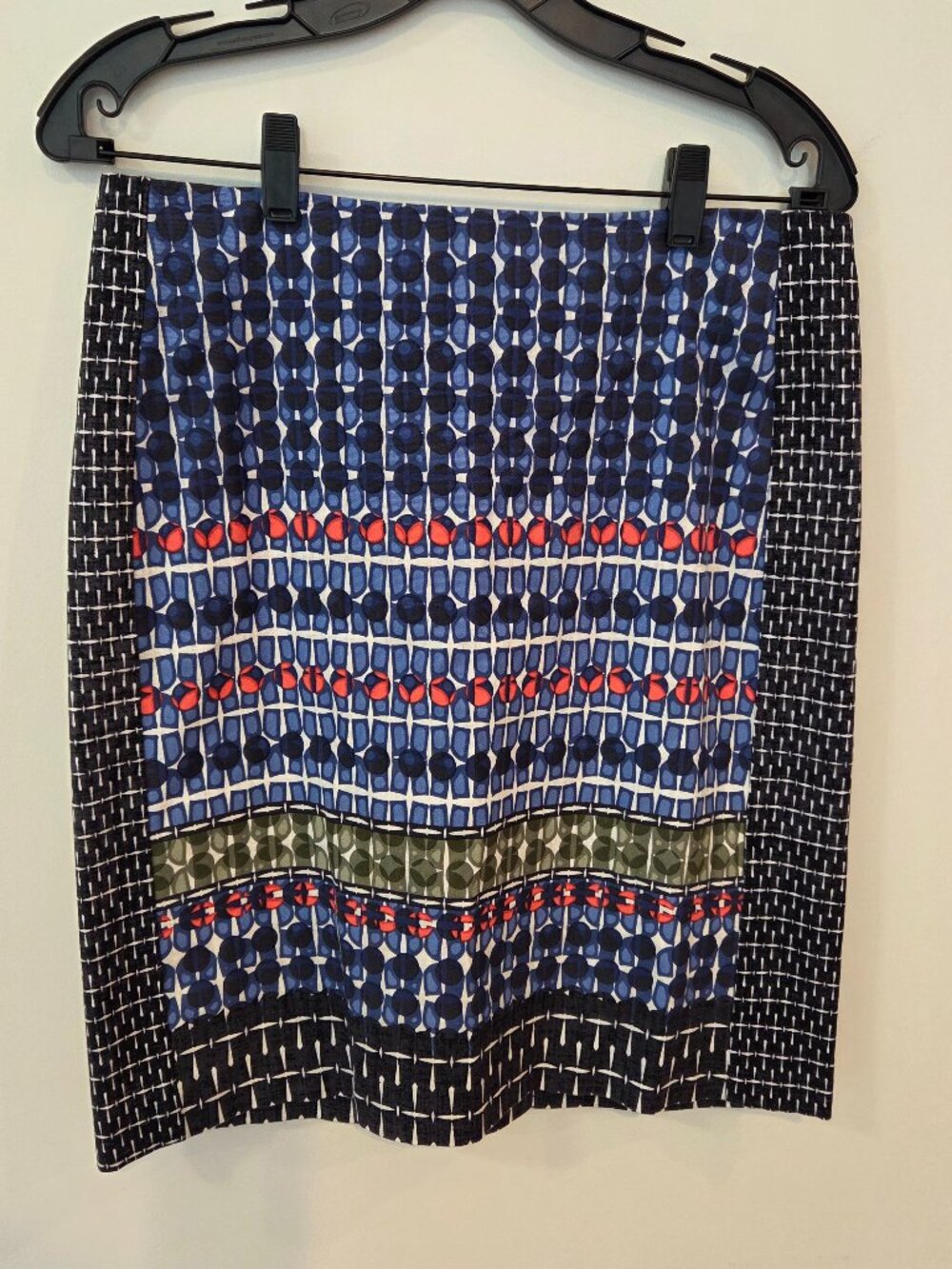 Nic+Zoe Geometric Print Skirt Size 8